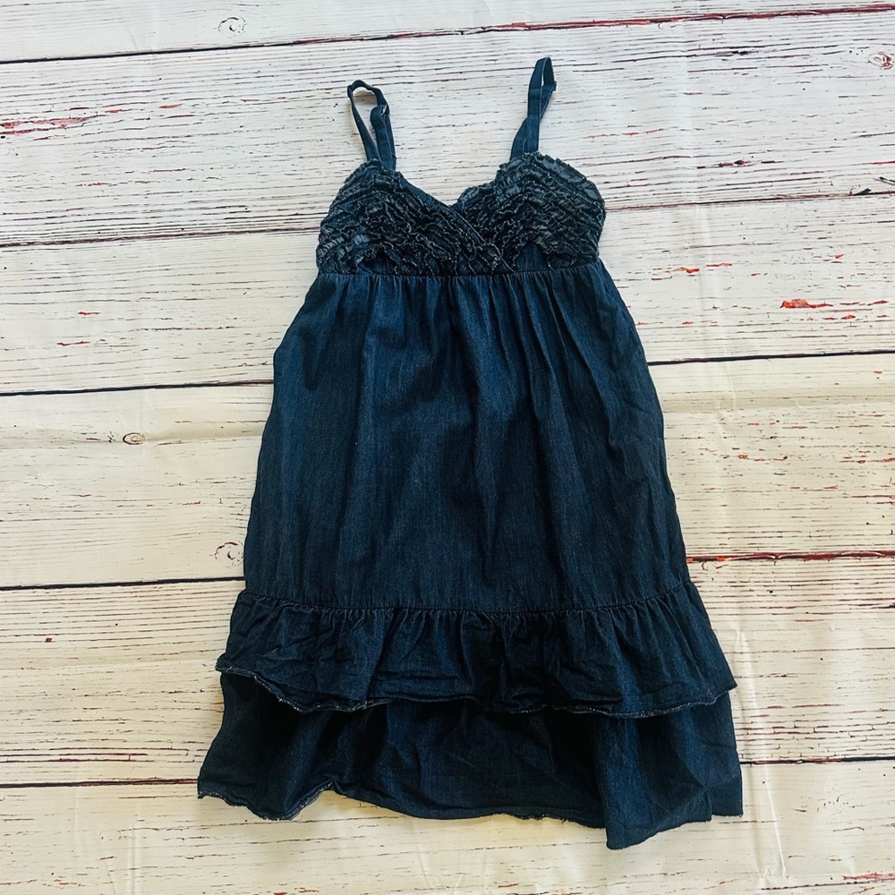 Girls summer denim dress! Size 8-10